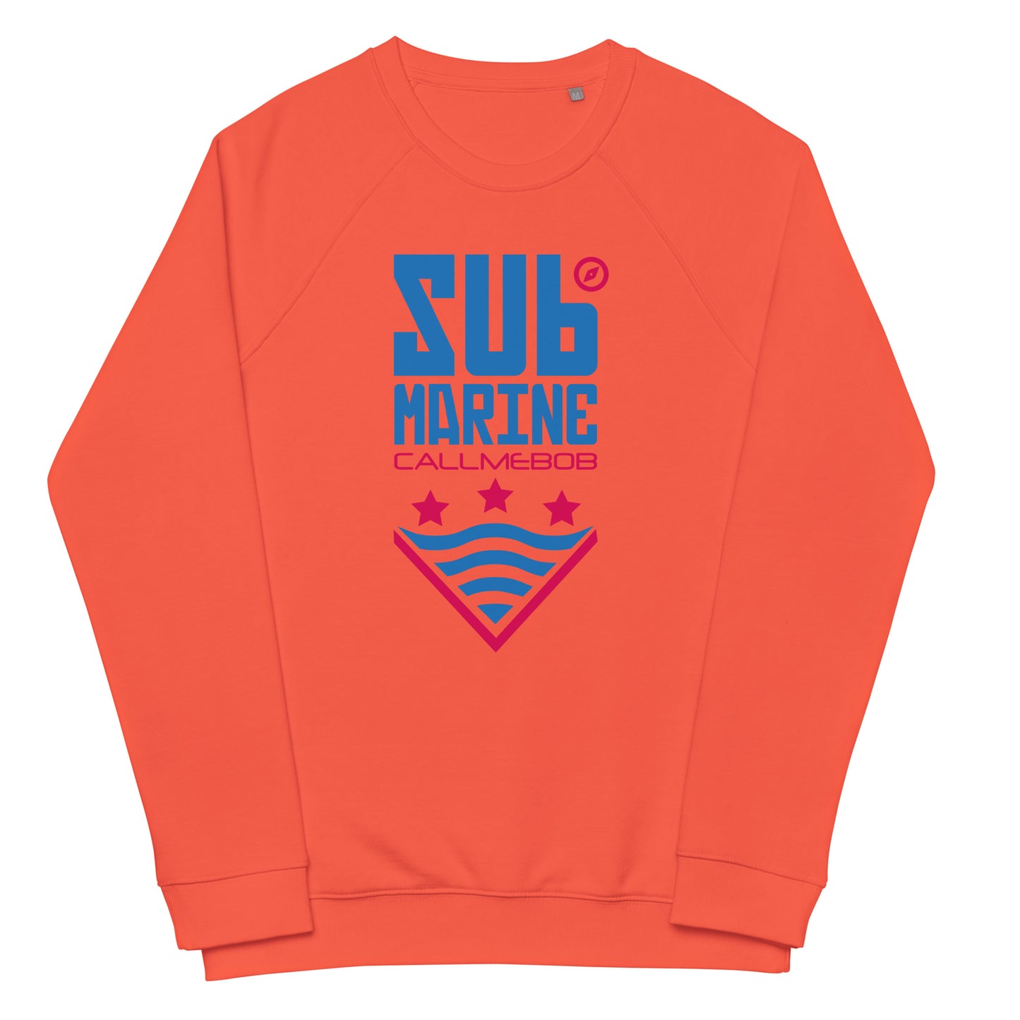 Submarine, organic raglan sweatshirt